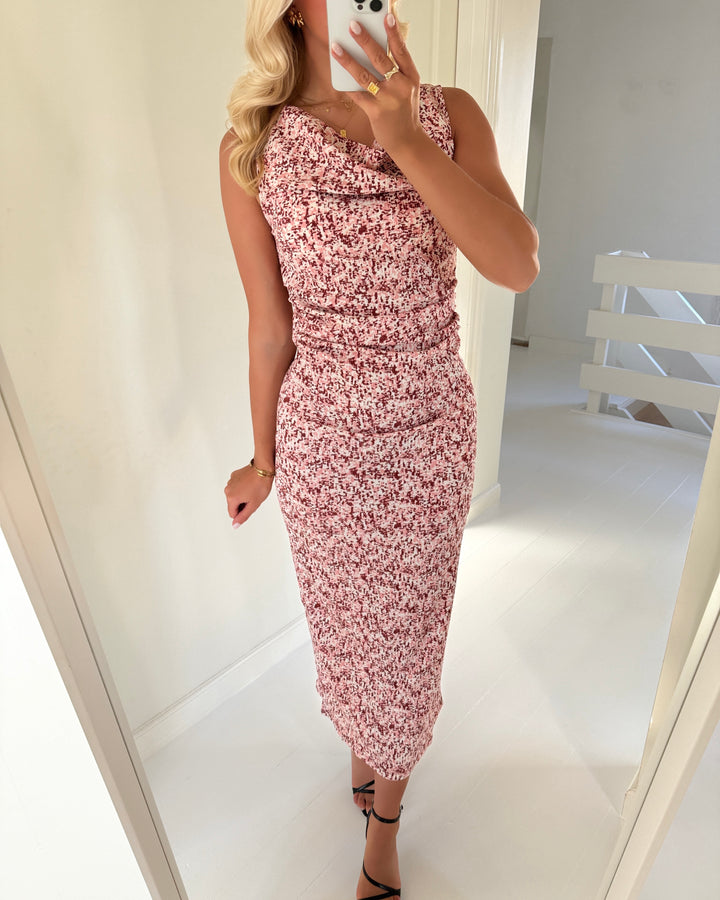 Vero Moda kjole gina sl 7/8 rose elegance/gina