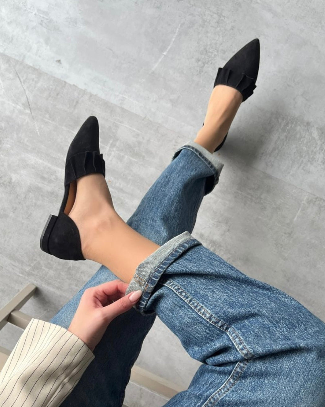 Copenhagen Shoes ballerina new romance black