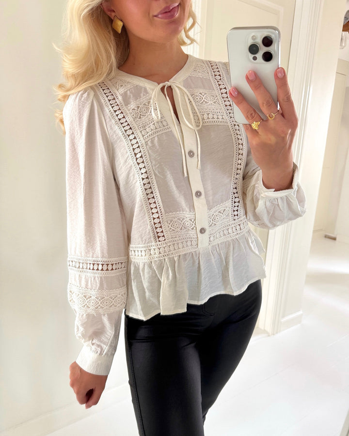 Vero Moda top jules snow white