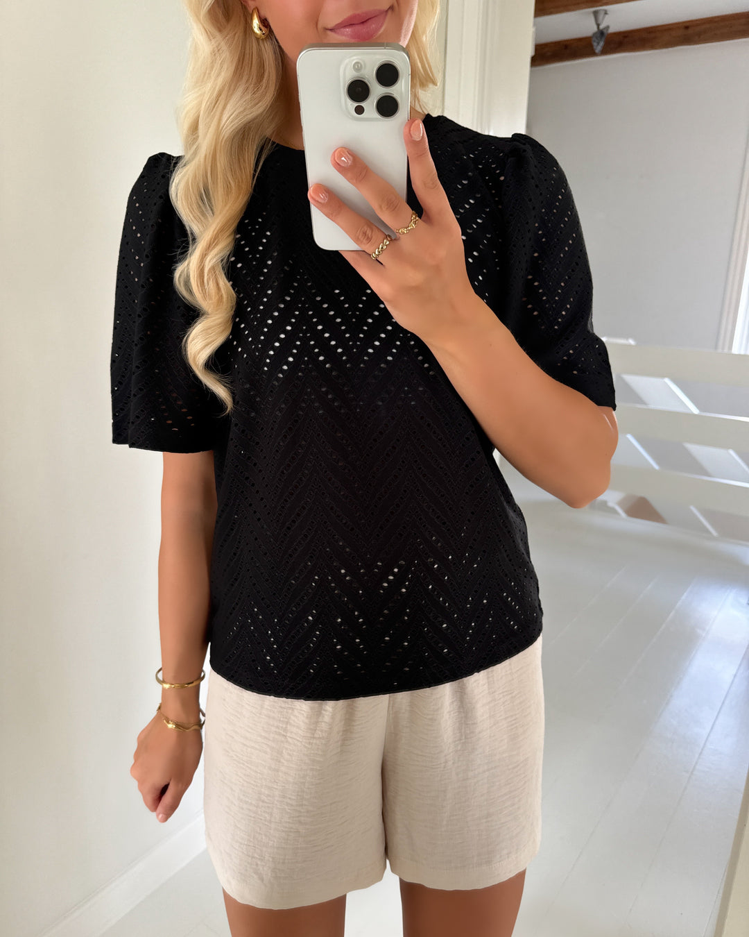 JDY t-shirt carla cathinka ss black