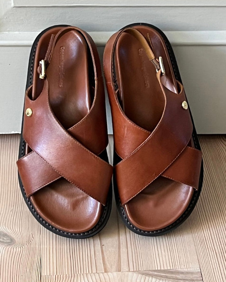 Copenhagen Shoes sandaler summertime cognac-cognac