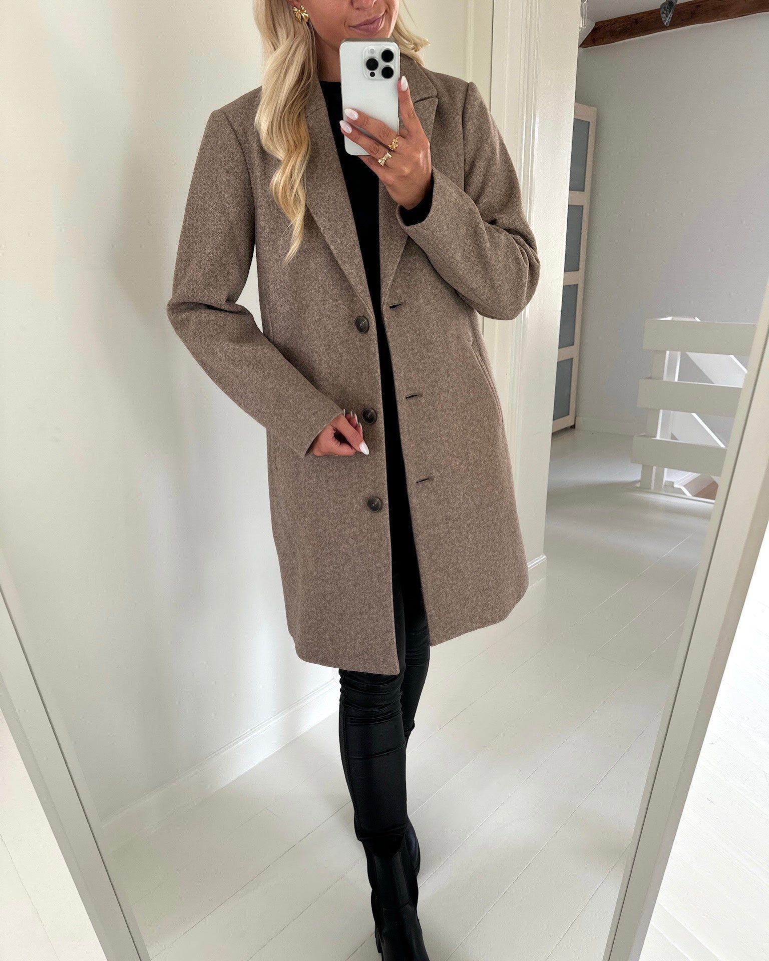 Jacqueline de Yong Mantel 'JDYEcho' dunkelbeige 18431462 ab 36,79 € | Preisvergleich bei