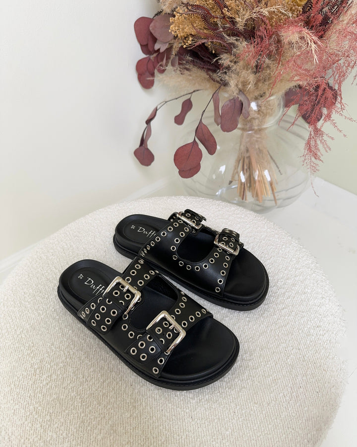 Duffy sandal 97-20997 black