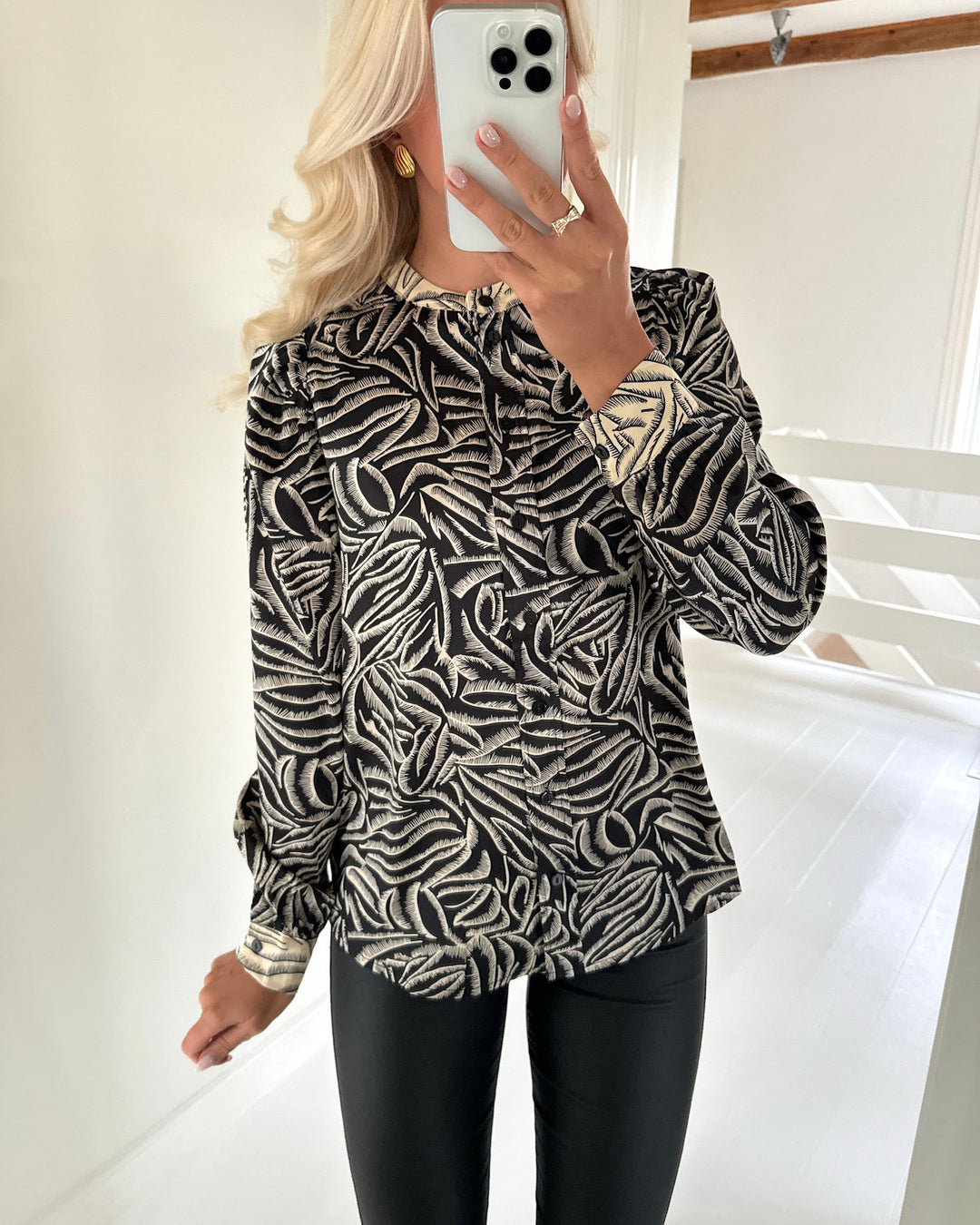 Love&Divine skjorte love834-5 black/cream