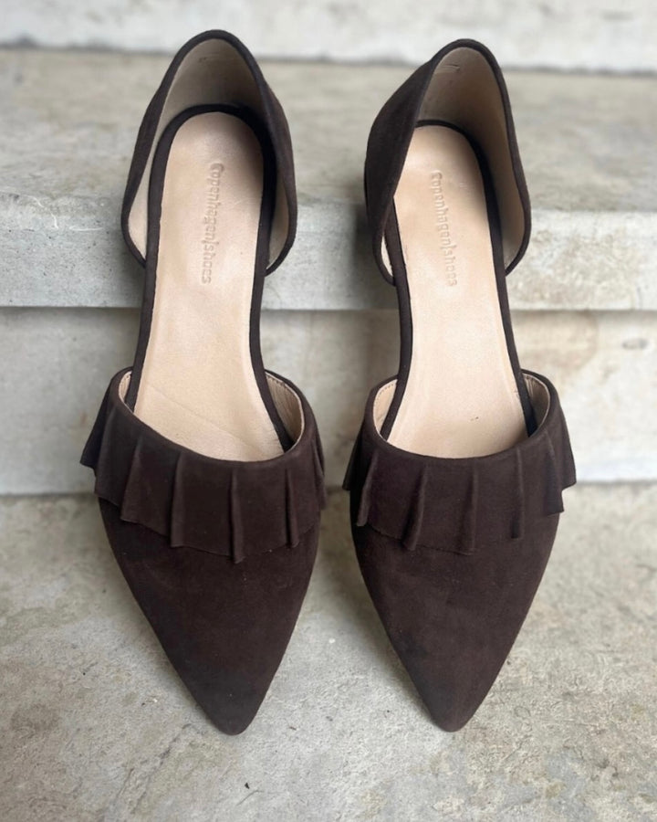 Copenhagen Shoes ballerina new romance dark brown