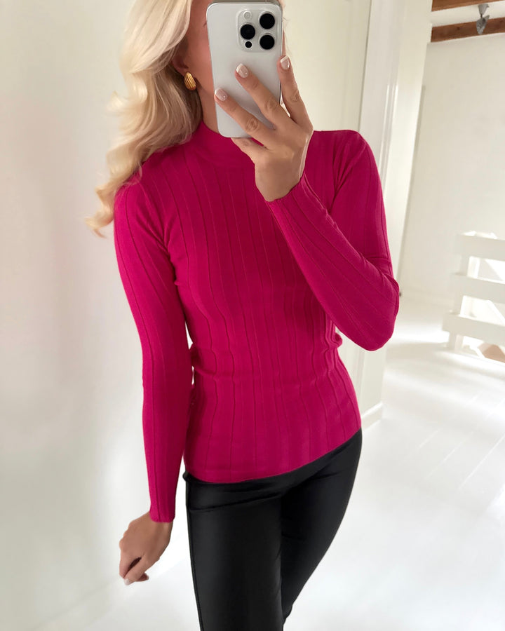 Sister's Point bluse hotti dark pink