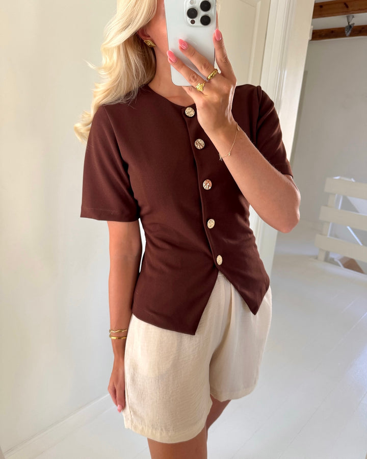 Sister's Point top gova-top brown