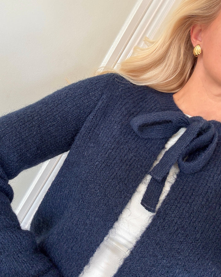 JDY cardigan dina life ls tie knt sky captain melange