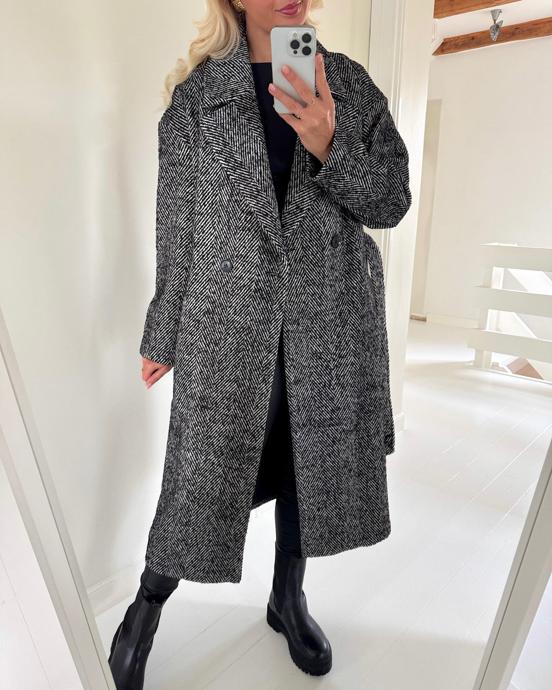 Siters Point frakke caleb-classic herringbone