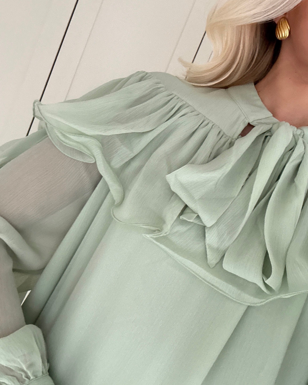 Y.A.S kjole noel ls smoke green