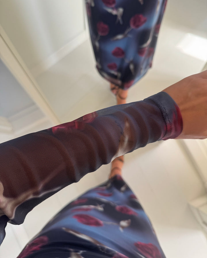 Sister's Point kjole esme ls13 flower print