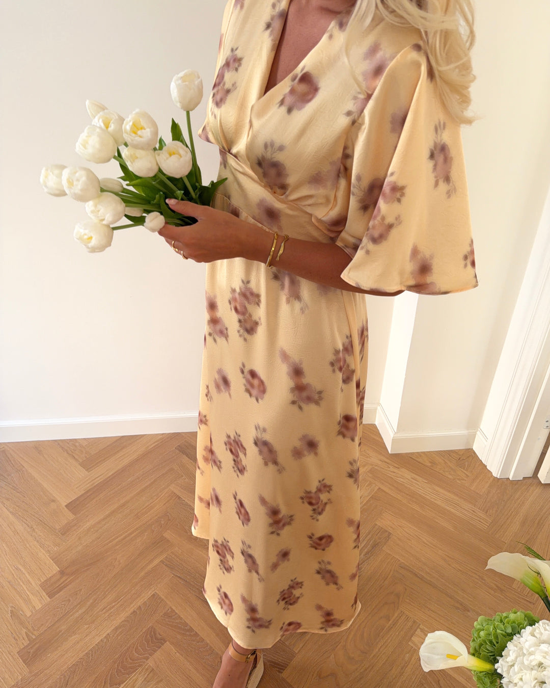 Sister's Point kjole limited edition gisela-dr42 straw flower