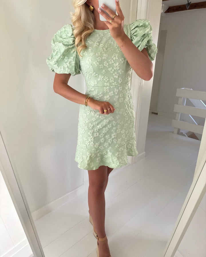 Vero Moda kjole fia ss o-neck pastel green