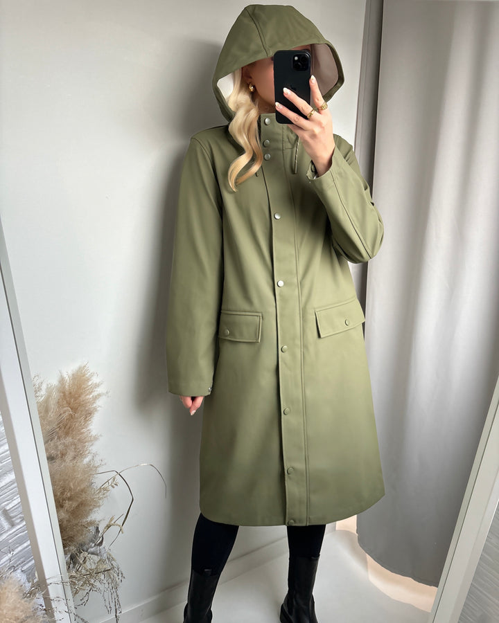 Vero Moda regnjakke malou coated kalamata