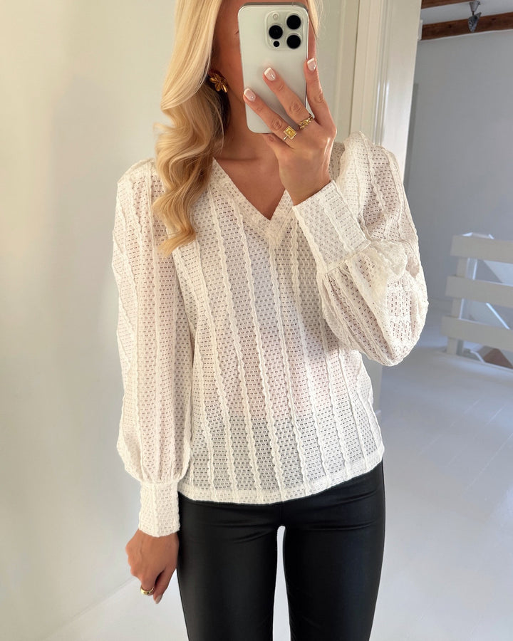 Sister's Point bluse eina-v.ls2 white