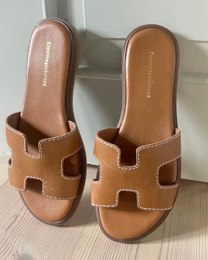 Copenhagen Shoes sandaler all for love cognac