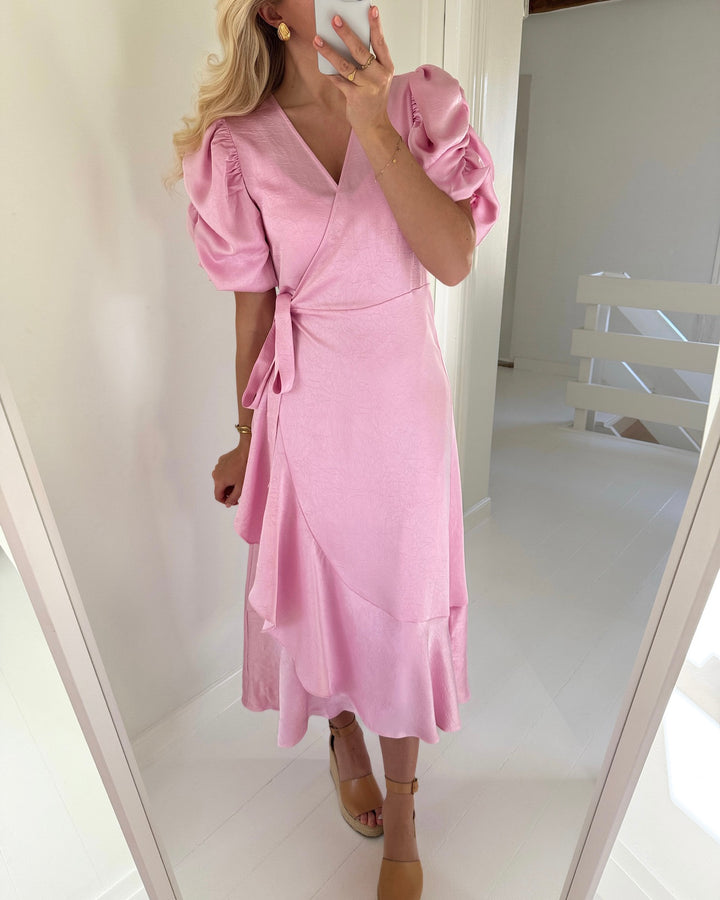 A-View kjole sinda bubble pink
