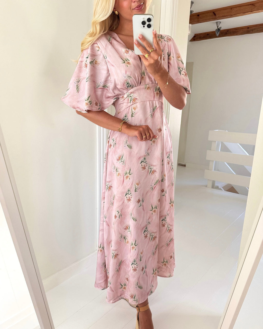 Sister's Point kjole limited edition gisela-dr41 rosa flower