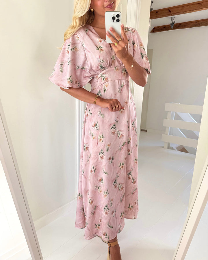 Sister's Point kjole limited edition gisela-dr41 rosa flower