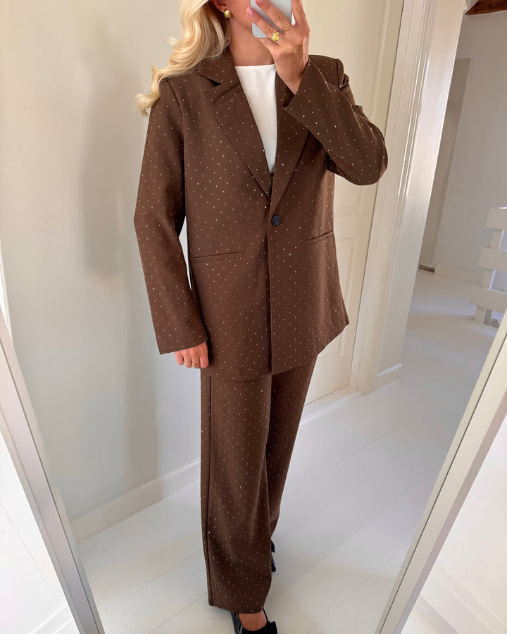 Love&Divine blazer love1021-6 brown rhinestone