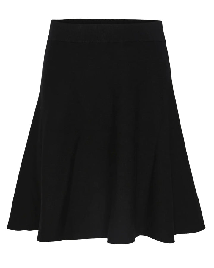 Y.A.S nederdel fonny hw knit black