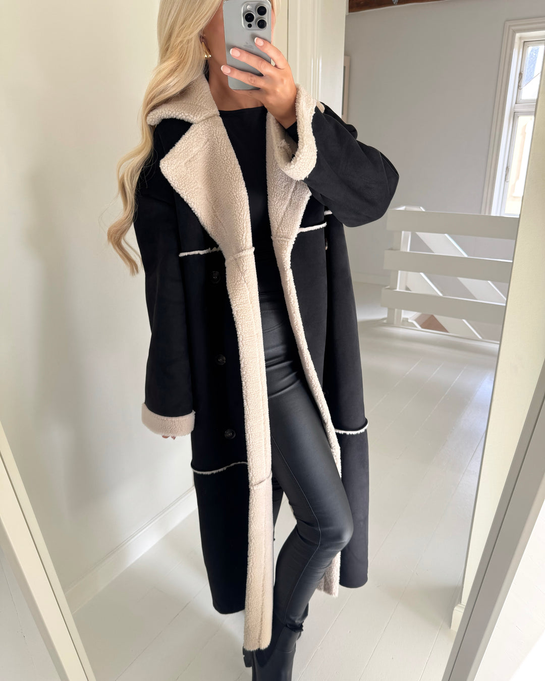 Sister's Point jakke dayla-long. ja black/bamboo