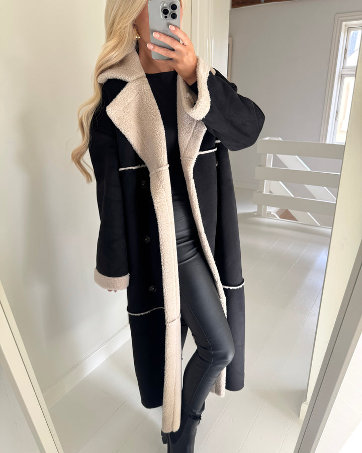 Sister's Point jakke dayla-long. ja black/bamboo