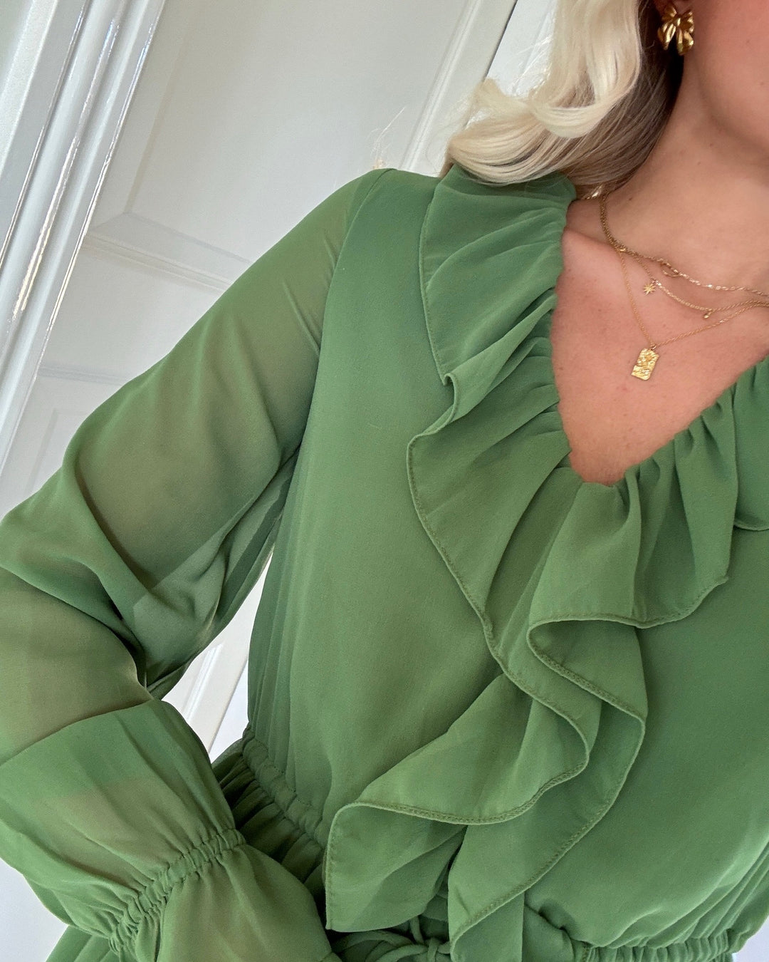 Vero Moda kjole dora ls short kale