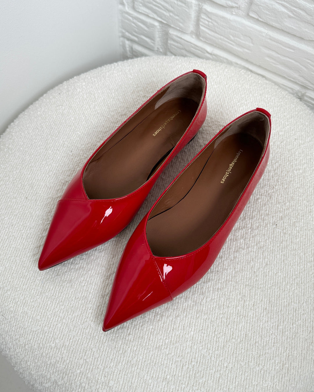 Copenhagen Shoes ballerina make passion patent red