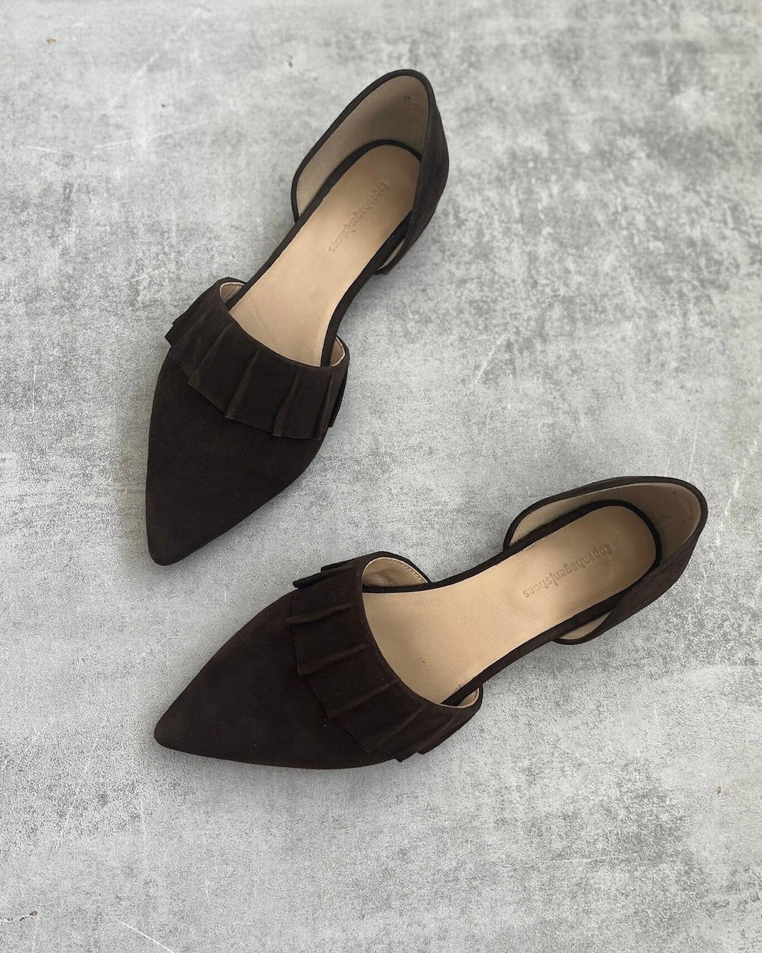 Copenhagen Shoes ballerina new romance dark brown