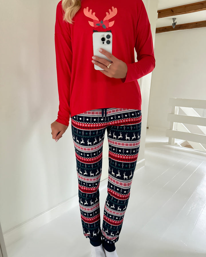 Vero Moda bukser xmas new navy blazer/reindeer