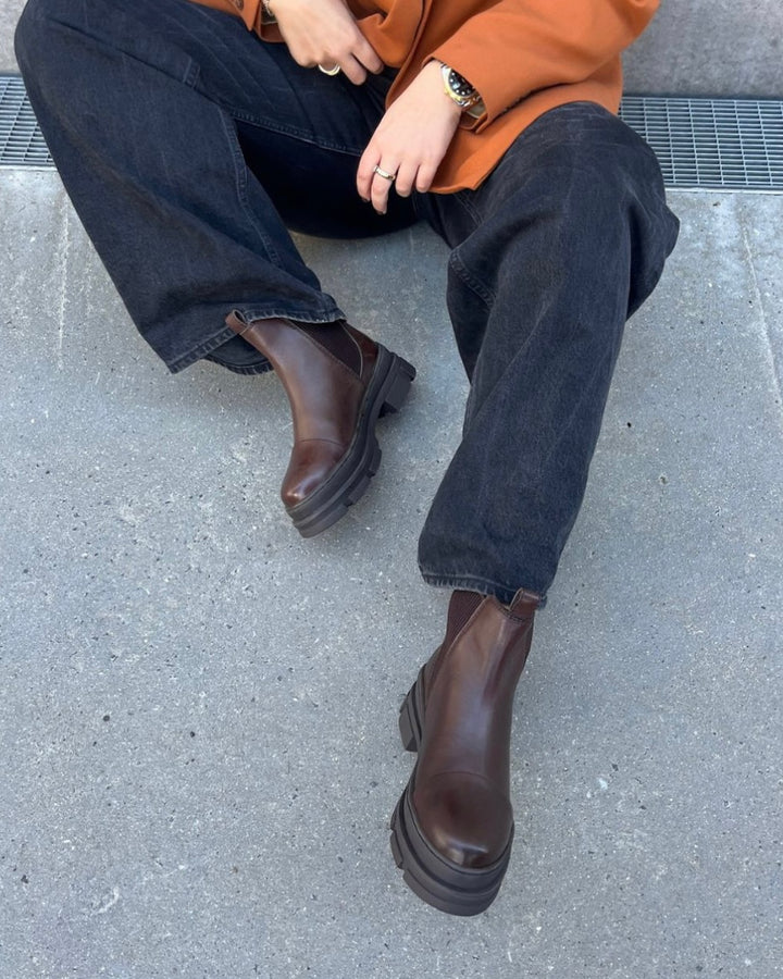 Copenhagen Shoes støvler the celeste low dark brown