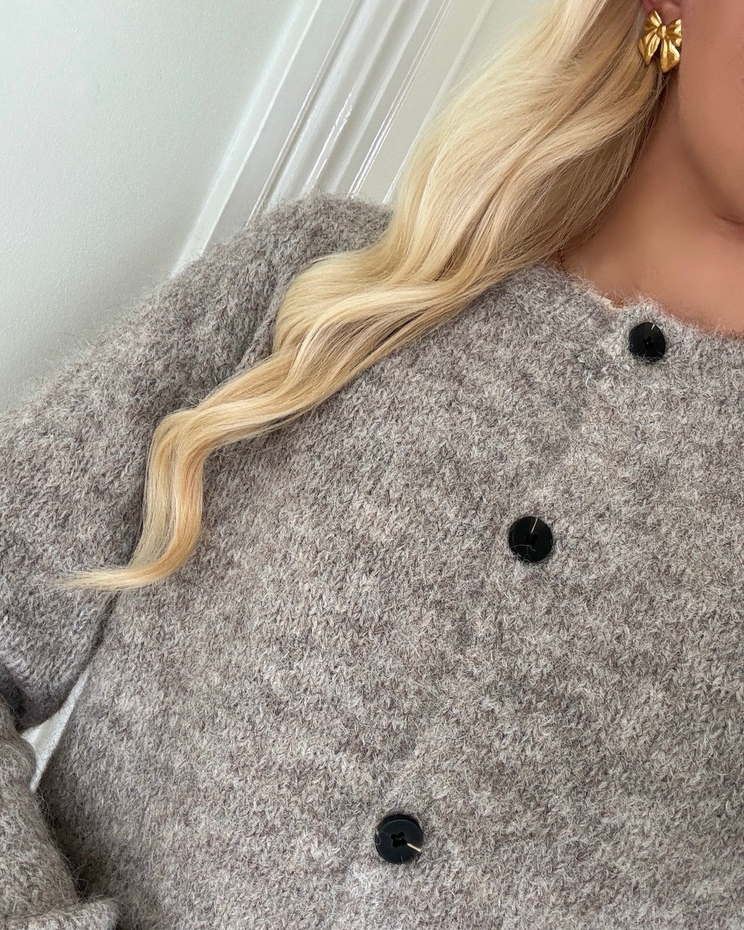 Vero Moda cardigan novah ls o-neck button ga noos fossil melange