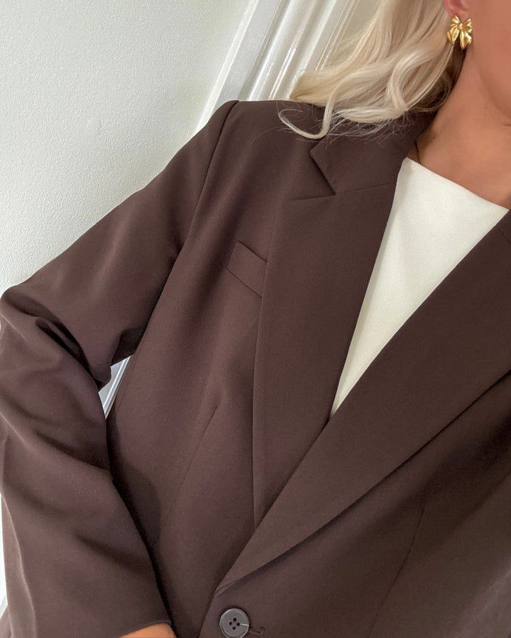 Only blazer linda-raven ls ls coffee bean