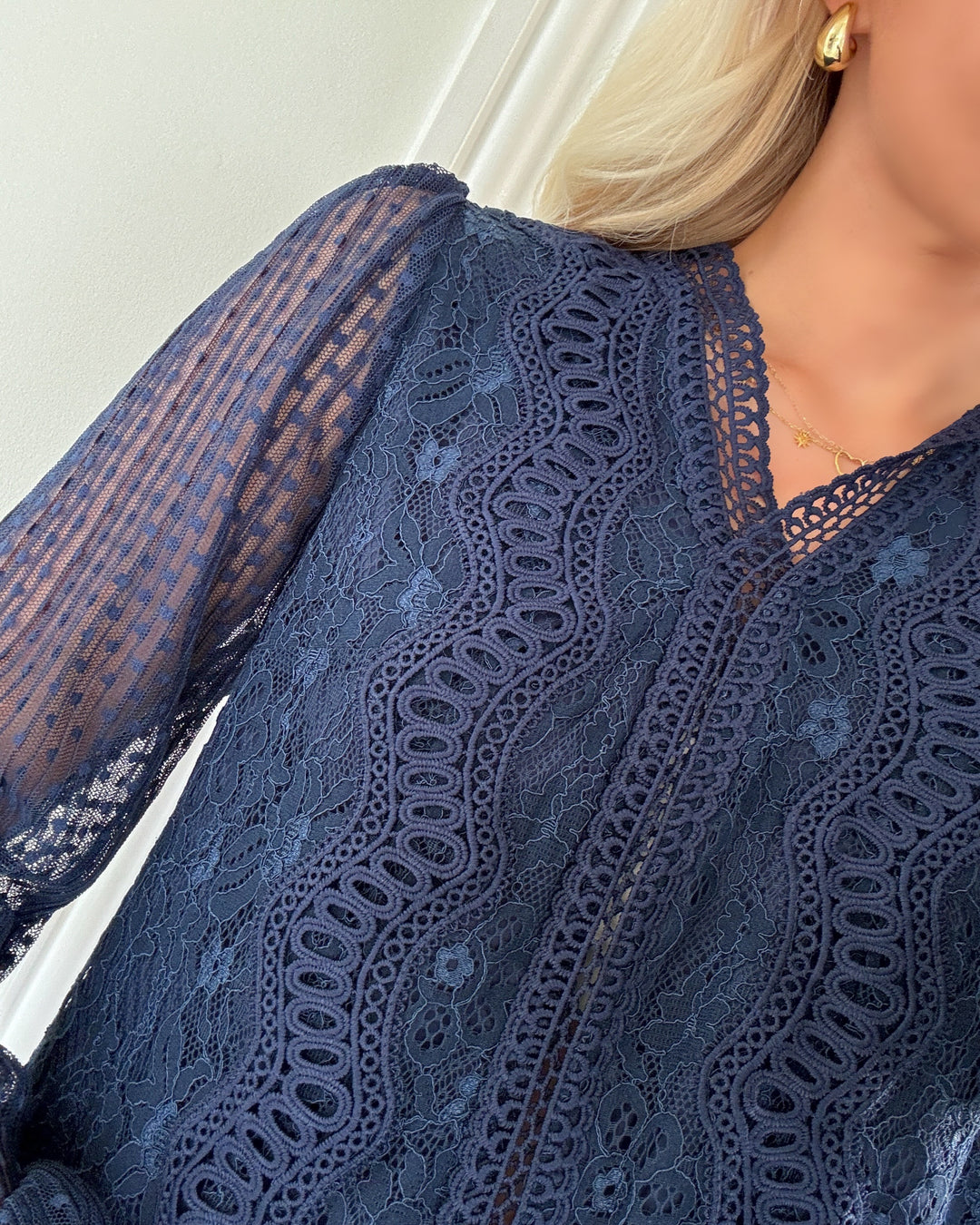 Y.A.S bluse sophia ls peacoat