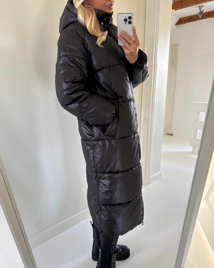 JDY jakke harper x-long puffer black