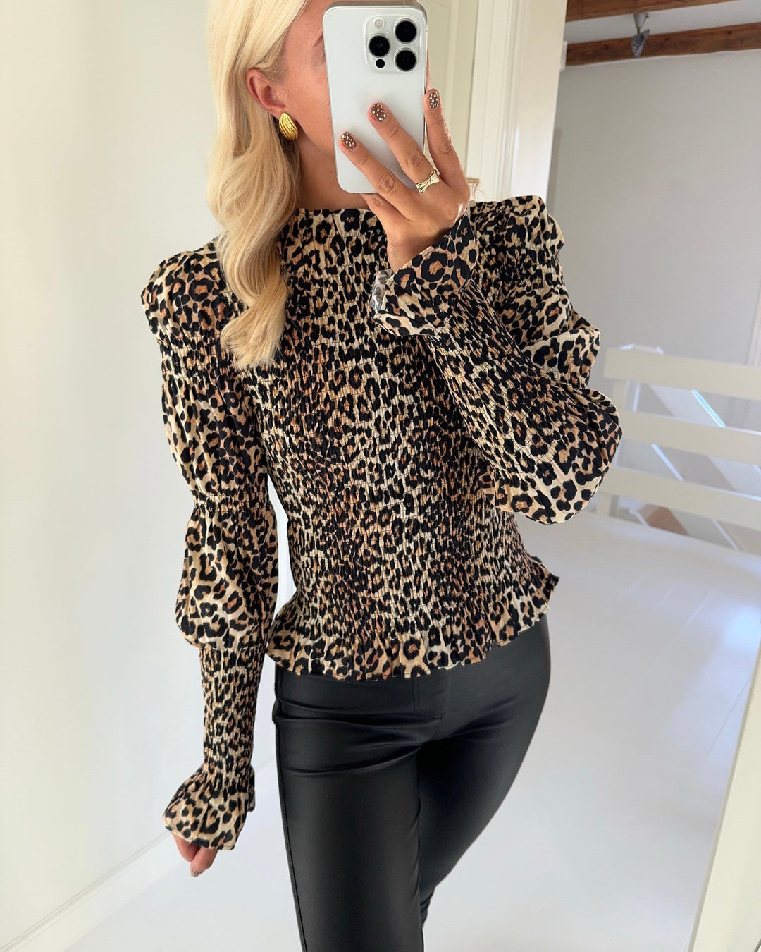 Y.A.S bluse chemma ls smock nomad/leonora print - FORUDBESTILLING LEV. UGE 43