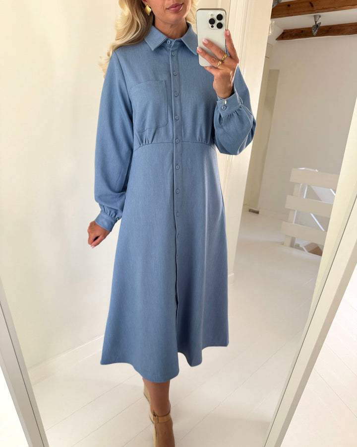 Love&Divine kjole love1420-3 l.b denim