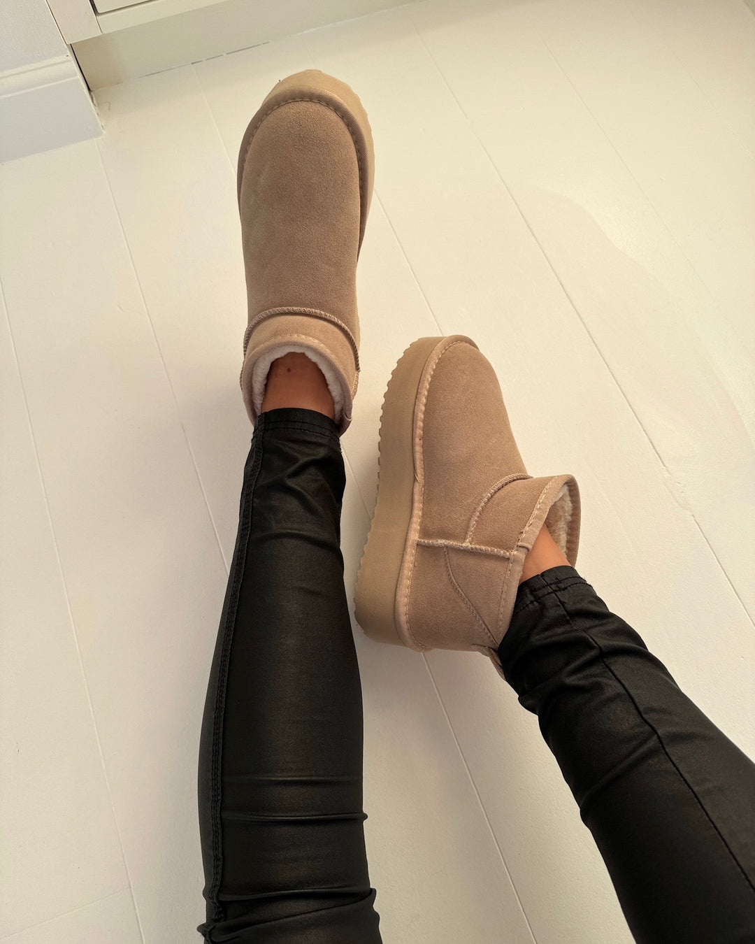 Duffy bamsestøvler 71-63501 beige