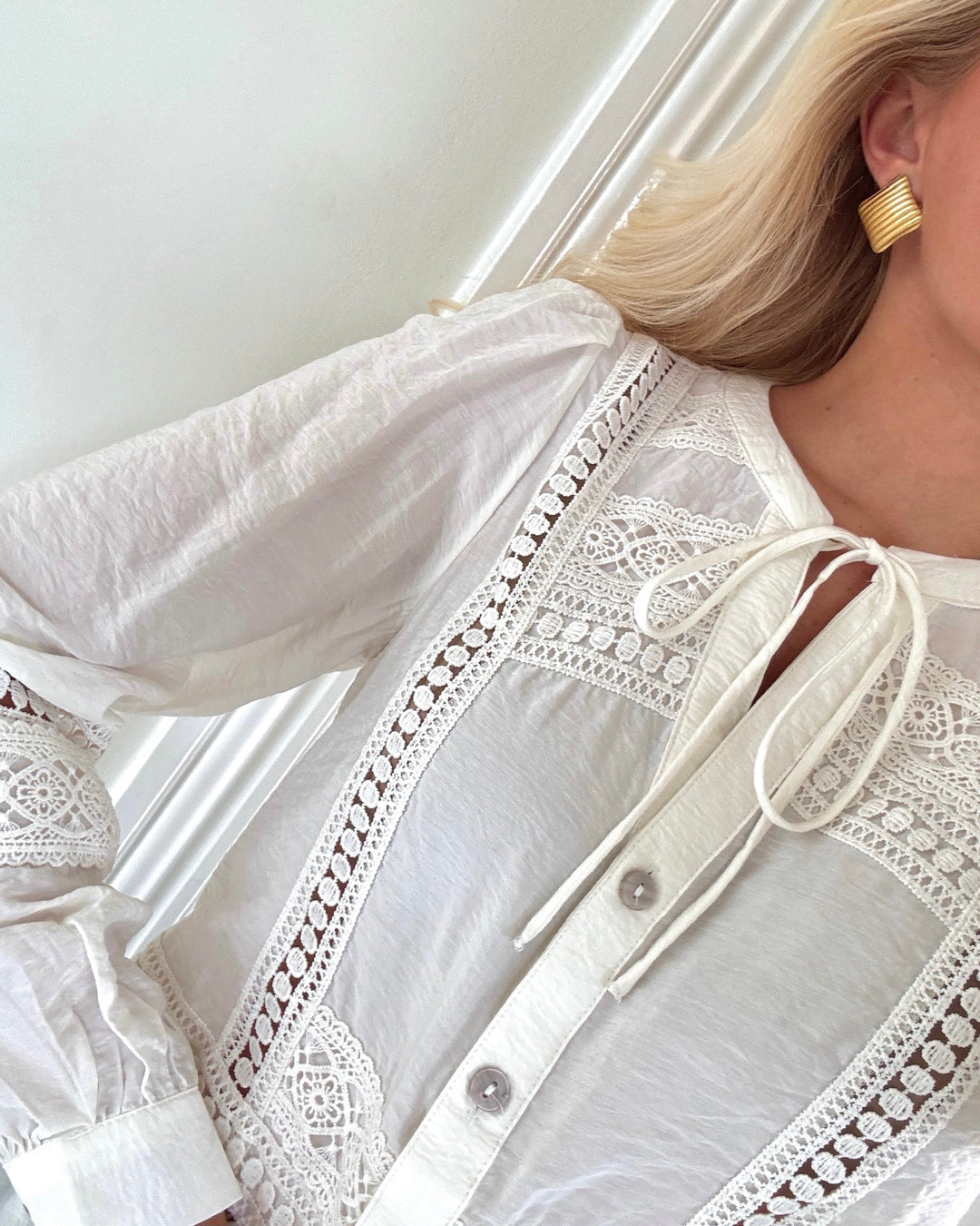 Vero Moda top jules snow white