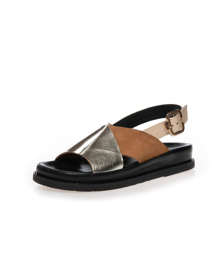 Copenhagen Shoes sandaler new stronger multi gold/safari