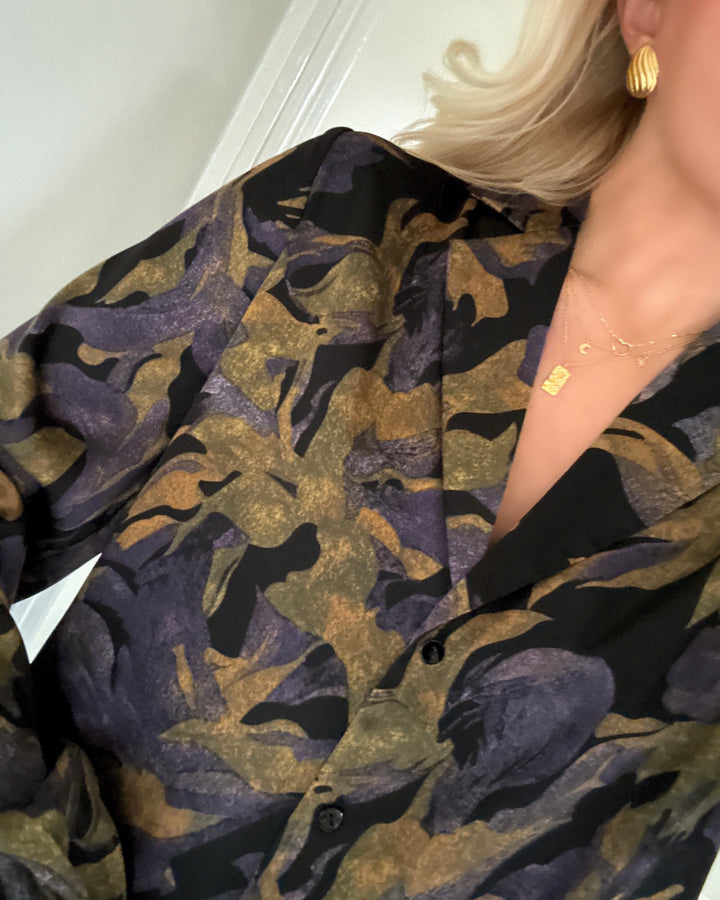 Love&Divine skjorte love1422 black flower