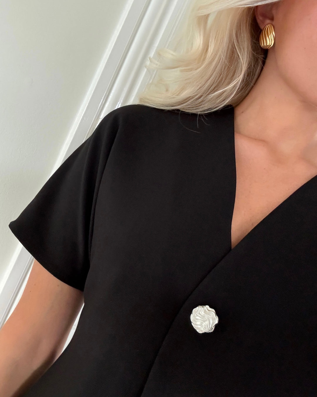 Vero Moda top sonja new ss v-neck black