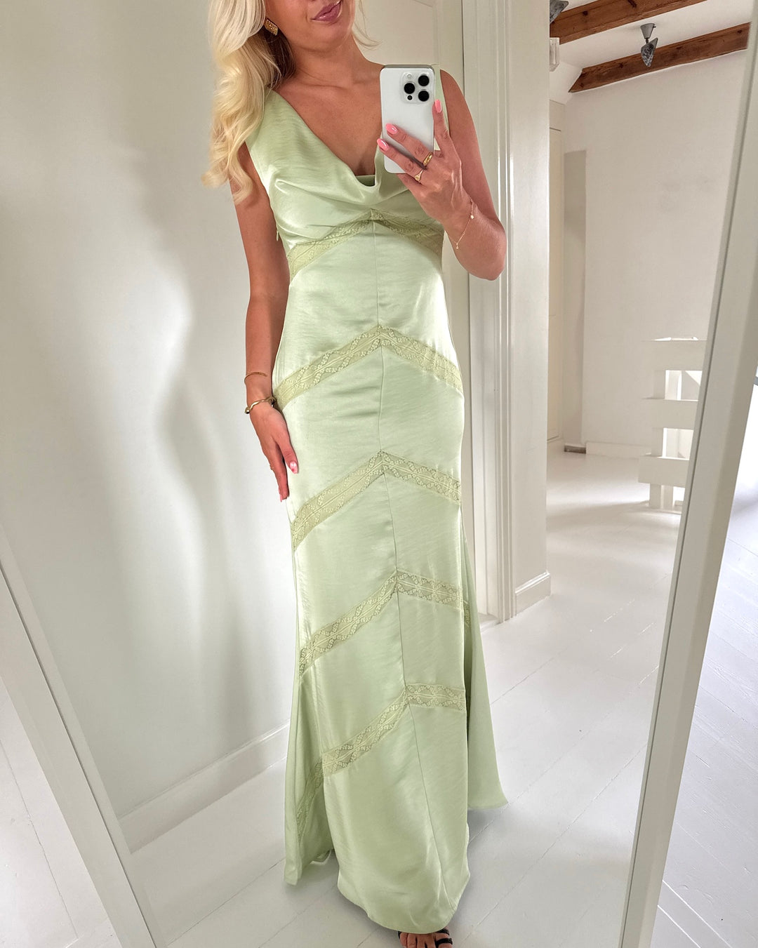 Vero Moda kjole caro sl celadon green