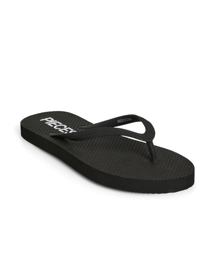 Pieces flip flop summer black