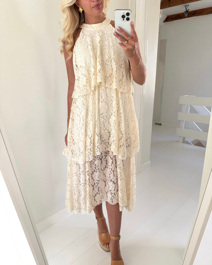 A-View kjole sasja off white