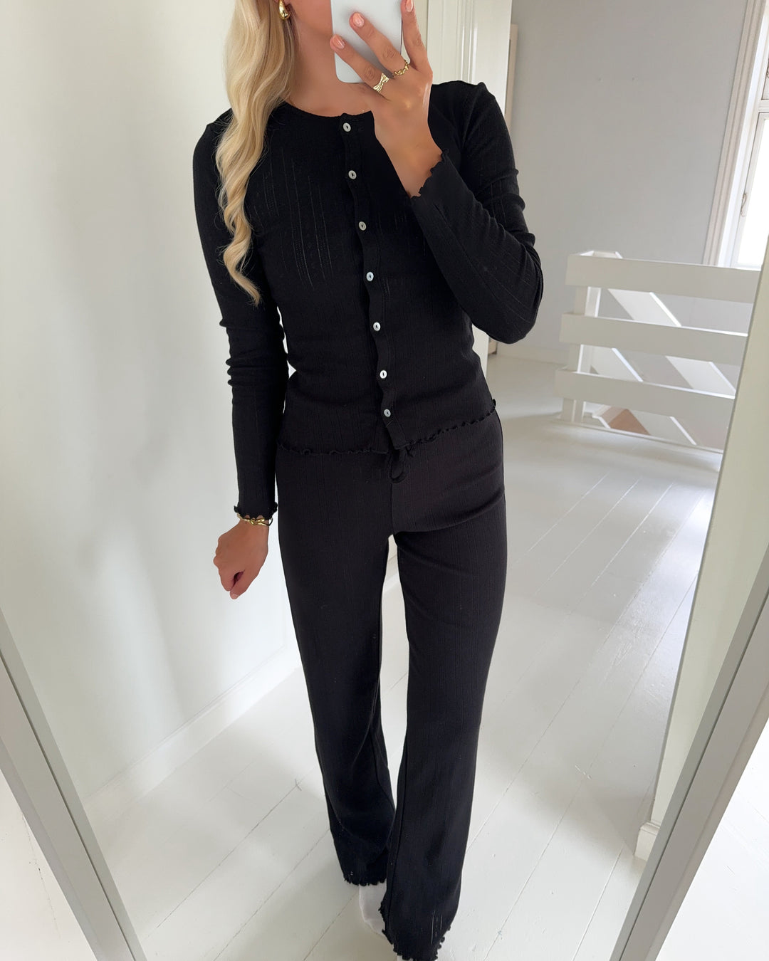 JDY cardigan salsa life l/s new jrs dia black