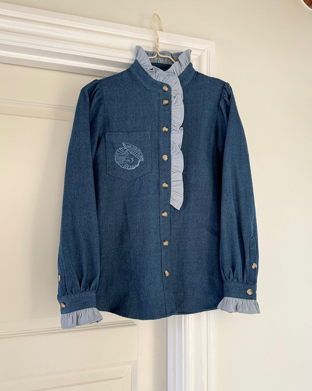 Stories from the Atelier skjorte nature medium blue