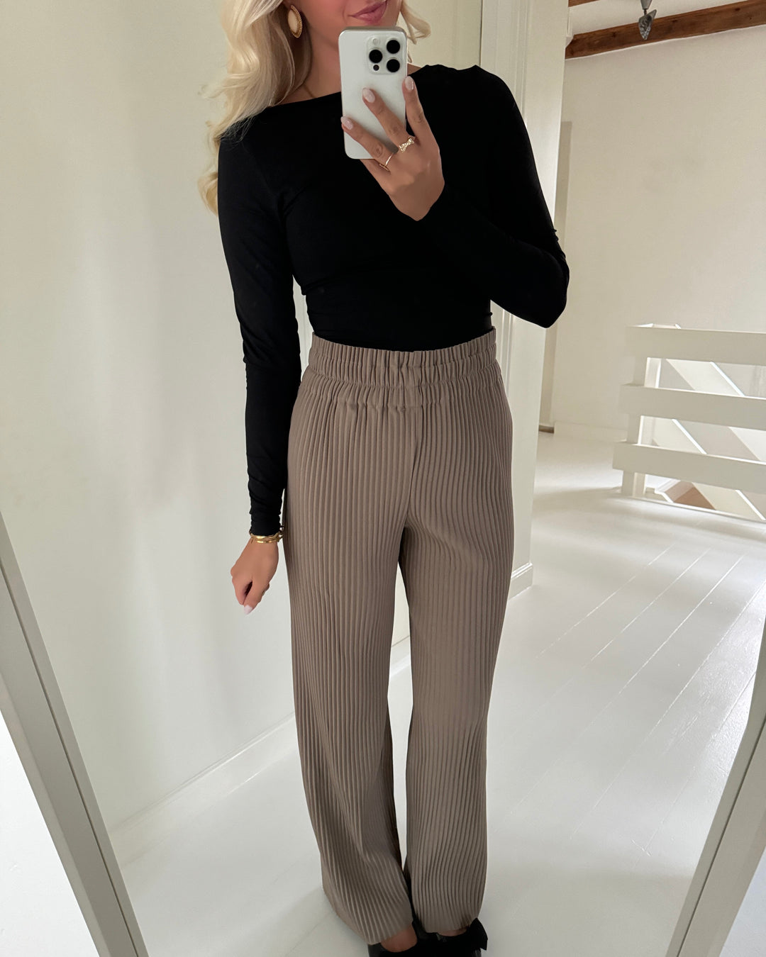 Y.A.S bukser alisa hw chocolate fungi