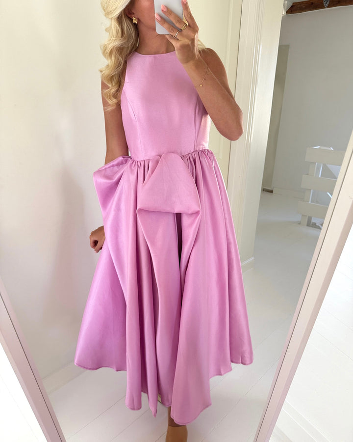 Y.A.S kjole ellina sl long pink frosting